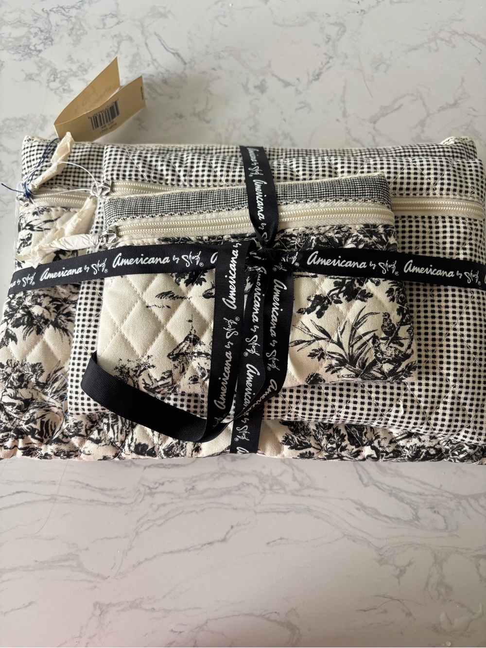 Set of three bags for travel/ make up, NWT